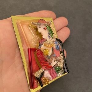 Bonnie Kondor Designs “Picasso & Me” Vintage Brooch Pin